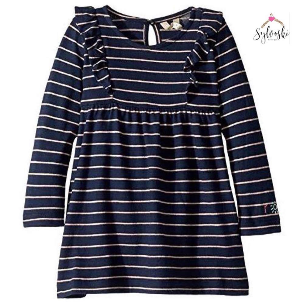 🆕Roxy Girls' Ocean Road Long Sleeve Knit Dress - Picture 1 of 5